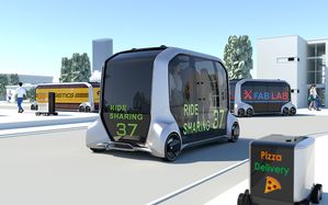 Nieuw Toyota-busje fungeert als 'zelfrijdende winkel'
