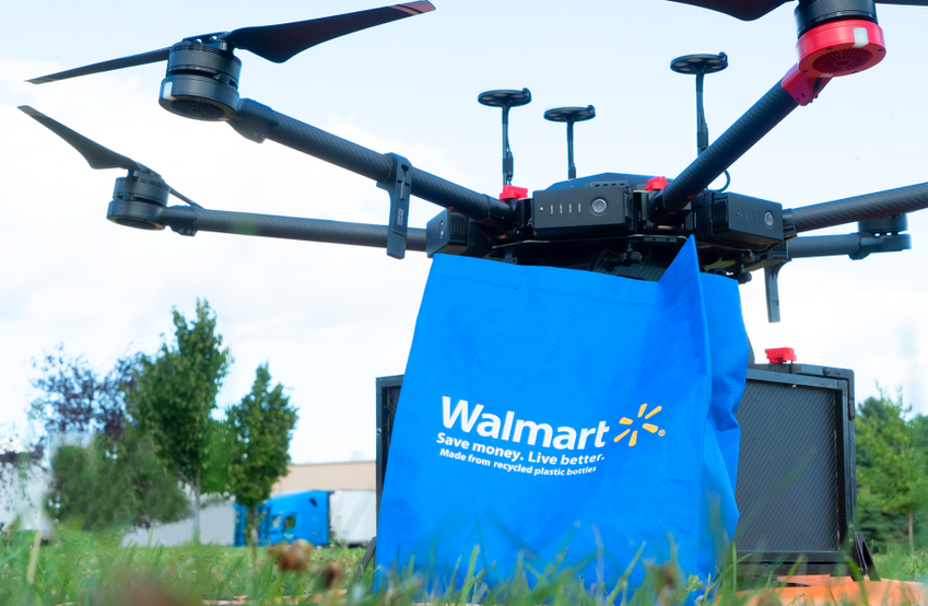Walmart kondigt bezorging met drones aan