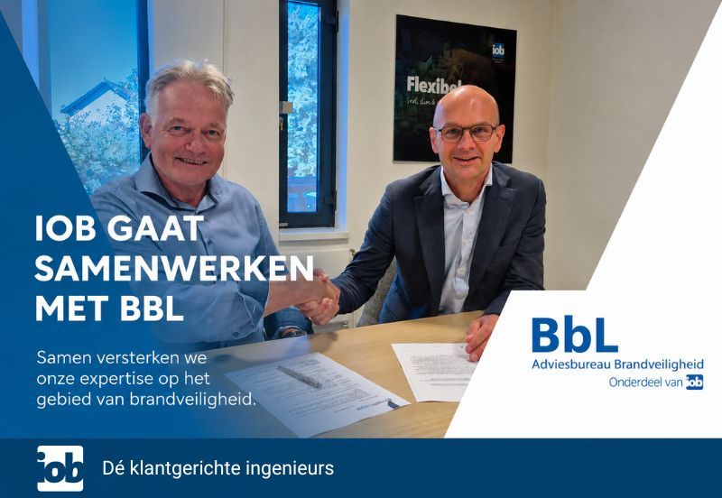 Nieuwe samenwerking tussen IOB en brandadviesbureau BBL