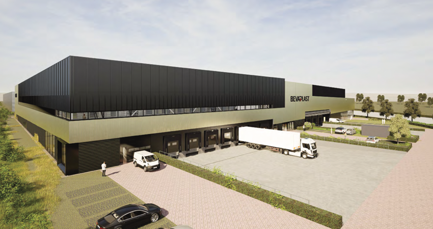 Bevaplast breidt bedrijfspand op bedrijventerrein IJsseloord in Arnhem uit