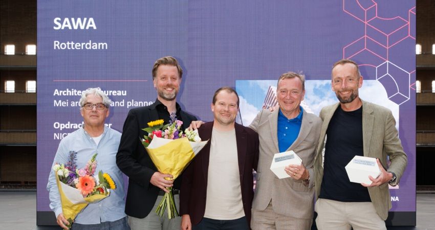 Houten woongebouw Sawa wint BNA Beste Gebouw van het Jaar 2026