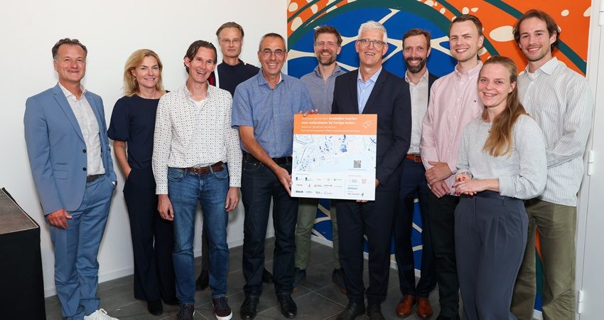 Waterdiepte bij extreme regen inzichtelijk tot op stoeptegelniveau