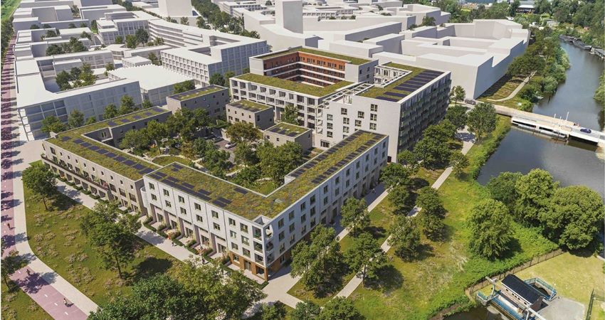 De Suikerzijde in Groningen zet al tijdens de bouw in op wijkvorming