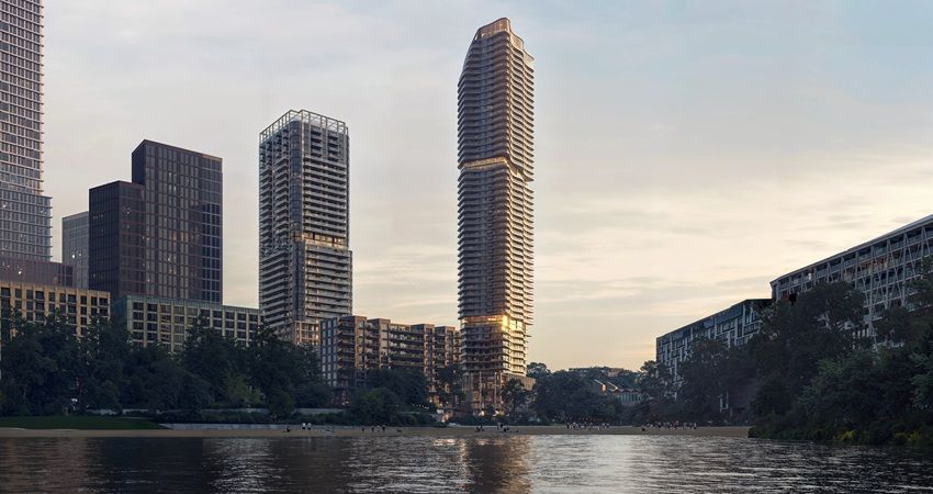 Provast presenteert Flow Town: 1.000 woningen en toren van 185 meter
