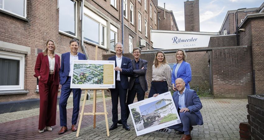 AM tekent voor 175 woningen op terrein sigarenfabriek in Veenendaal