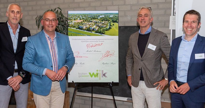 Gemeente Súdwest-Fryslân tekent voor 150 tijdelijke woningen in Sneek