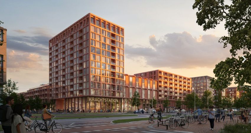 Krachtstation Utrecht krijgt na herontwikkeling 700 woningen met maatschappelijke plint