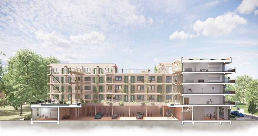 Bouwbedrijf De Nijs ontwikkelt en bouwt 171 woningen in houten woongebouw