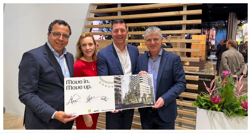 Haag Wonen tekent voor 66 sociale huurwoningen in Skymark in Haagse Binckhorst