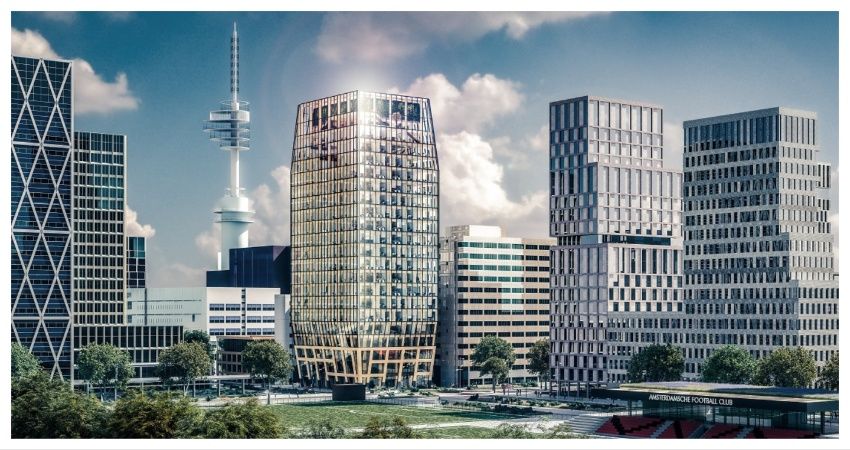 NSI zet streep door houten kantoortoren Well House op Zuidas