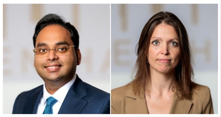 Lotte van Basten Batenburg verantwoordelijk voor grondzaken en Kavish Partiman voor volkshuisvesting