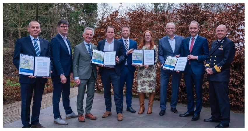 Bestuurlijk akkoord Amersfoort–Zeist 2.0: acht overheden zetten stap naar uitvoering op Utrechtse He