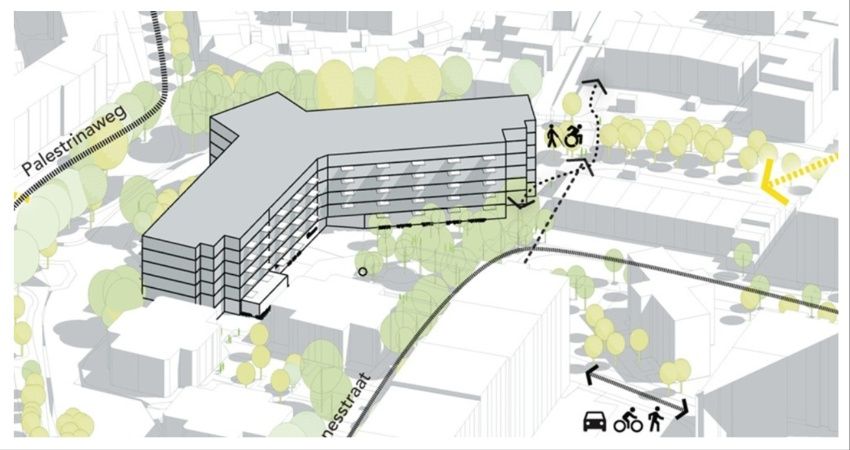 Woonzorgcomplex met 125 woningen op plek voormalig Wijndaelercentrum in Den Haag