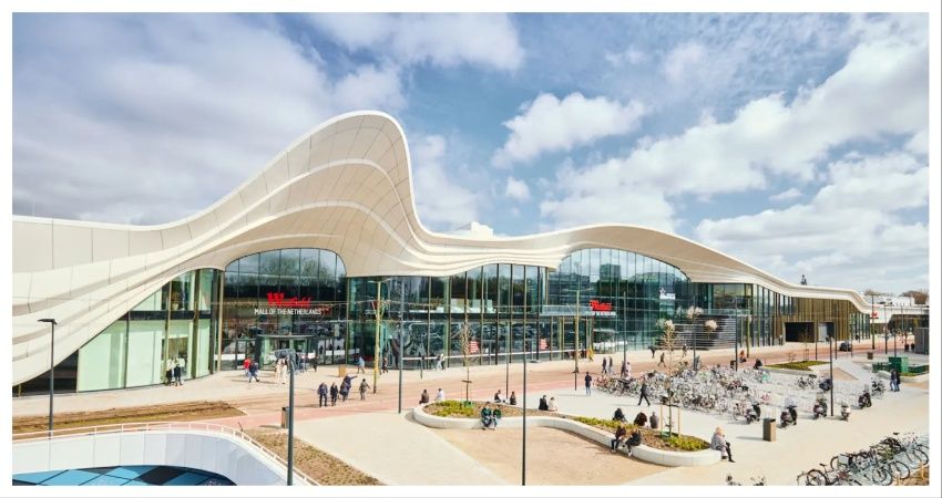 Overdekte winkelcentra profiteren van hitte