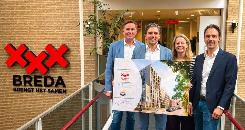 Rialto Vastgoedontwikkeling en Breda tekenen intentieovereenkomst voor 120 woningen