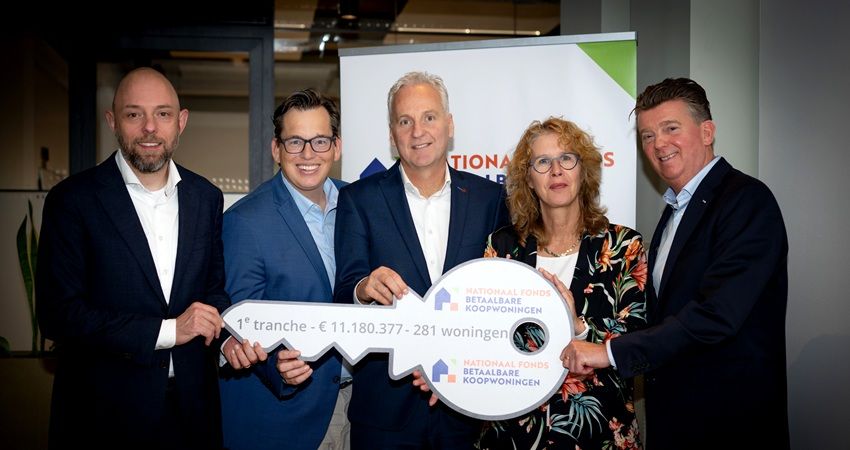 Eerste 11 miljoen uit Nationaal Fonds Betaalbare Koopwoningen naar projecten in Leiden en Haarlem