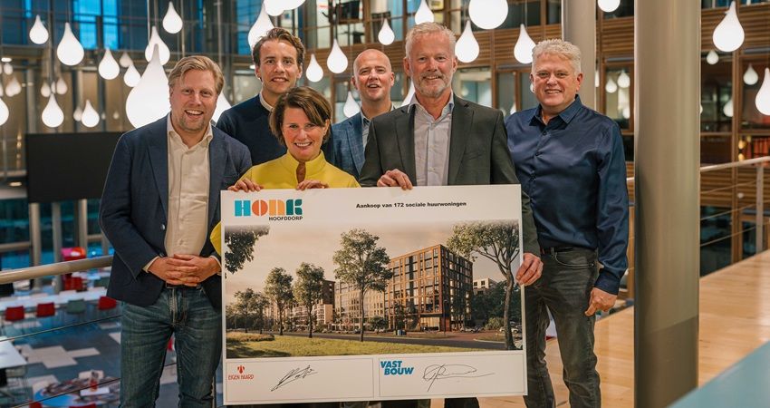 Eigen Haard neemt 172 sociale woningen af in gebiedsontwikkeling Honk in Hoofddorp