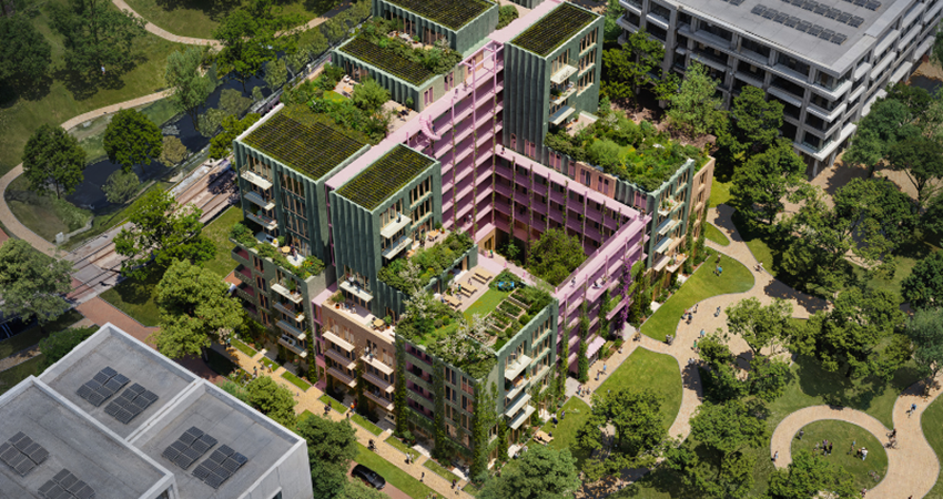 Heutink Groep bouwt 92 houten koopwoningen in City West Nieuwegein