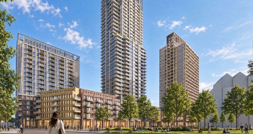 Mark Utrecht krijgt vergunning voor ruim 1.000 woningen en toren van 135 meter