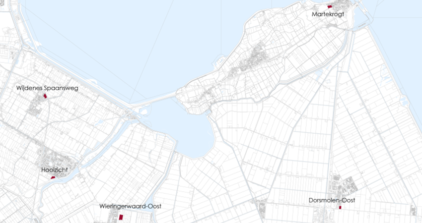 Hollands Kroon zet stap naar 285 woningen op vier locaties