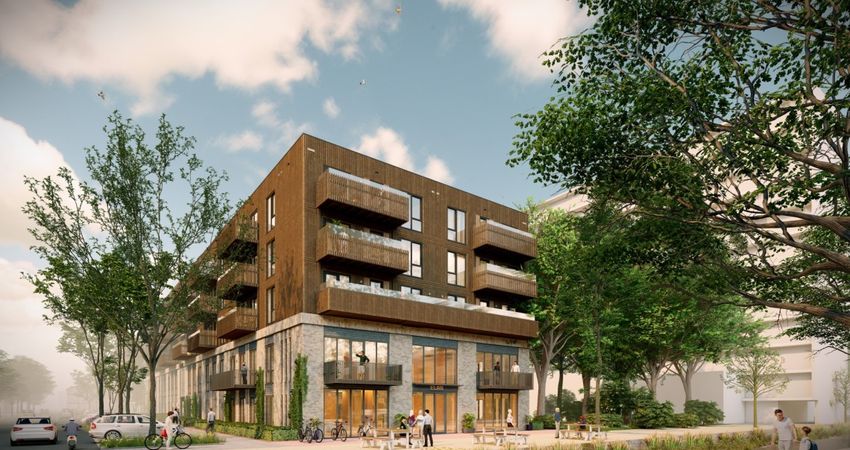 Elan en HBB tekenen overeenkomst voor sociale huurwoningen en kantoor in Boerhaavewijk