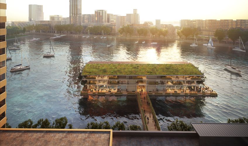 Ontwerp Floating Office Rijnhaven bekend