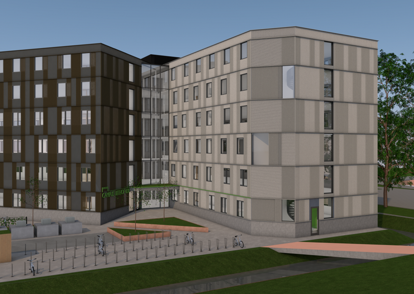 Camelot Europe en Jan Snel realiseren studentencomplex met 400 wooneenheden