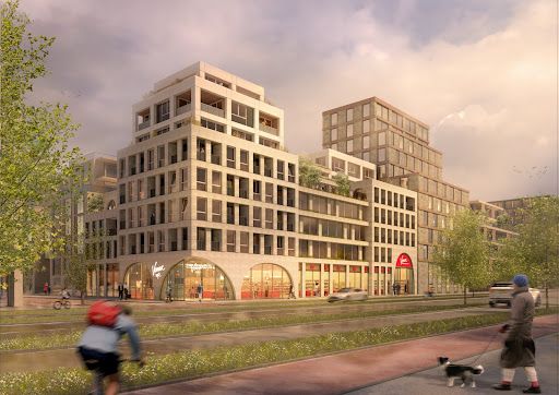 Hoorne en Urban Fabric: 100 appartementen en winkels Amsterdam-Noord