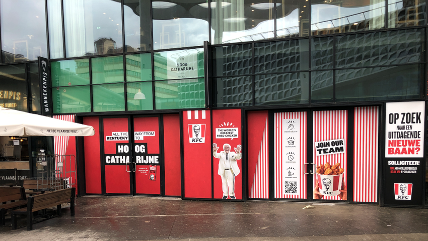 KFC OPENT IN WINKELCENTRUM HOOG CATHARIJNE