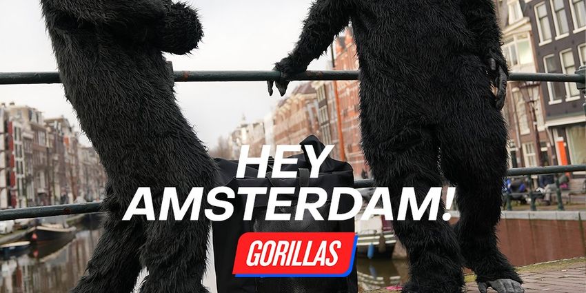 4 nieuwe locaties voor Gorillas in Amsterdam